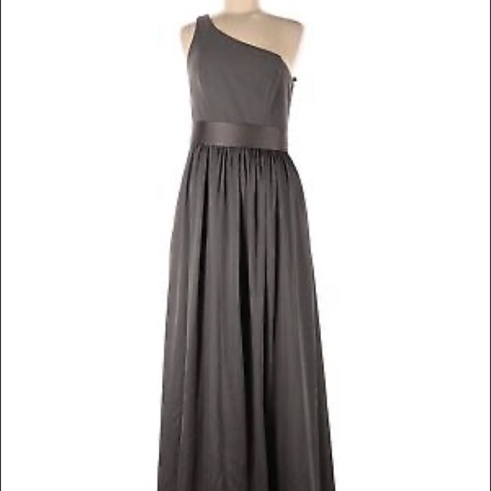 💎White by Vera Wang Women Gray Cocktail Dress 10💎
